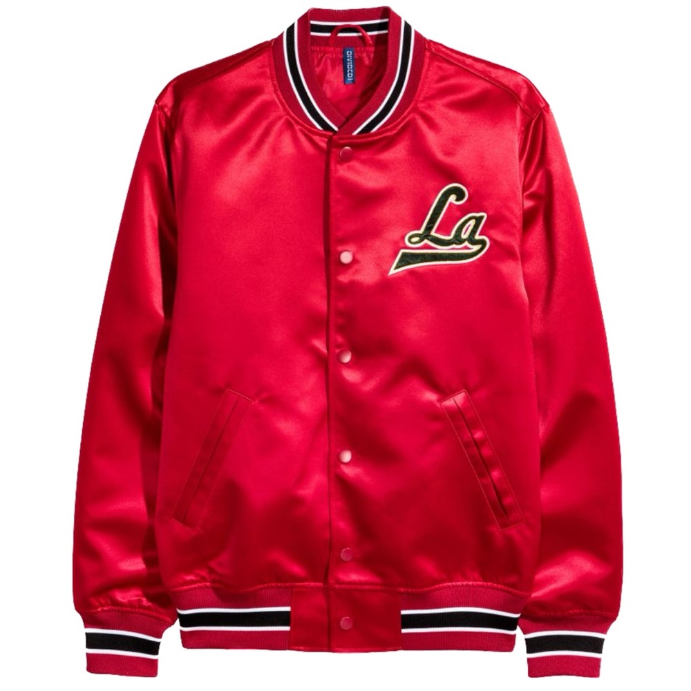 H&M Men’s Satin Bomber Jacket